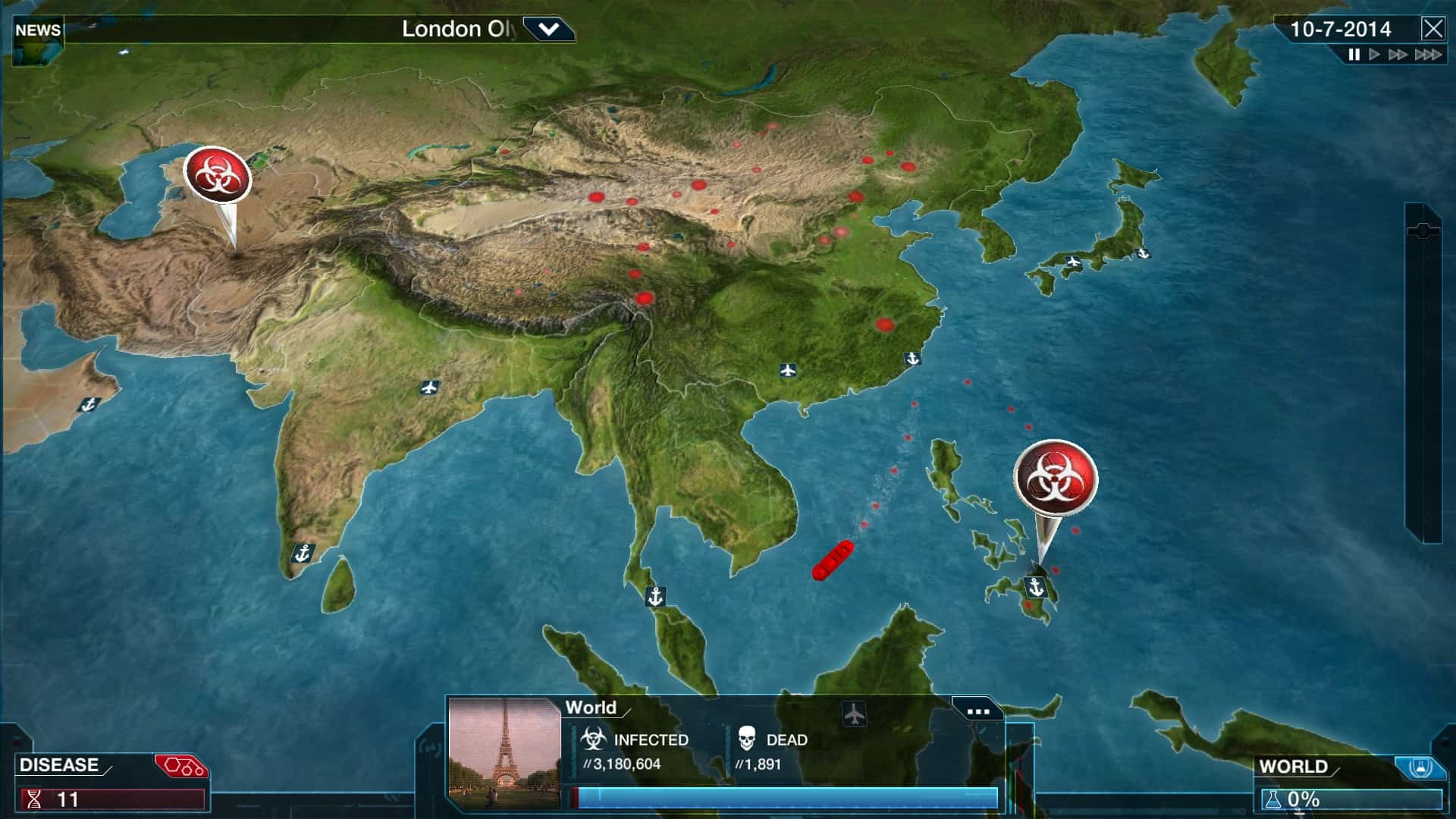 瘟疫公司:外星人与反疫苗 Plague Inc Evolved 全DLC全息投影